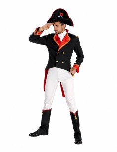 Fantasia de Napoleão Tamanho L - de alta qualidade, ideal para carnaval, festas temáticas e eventos especiais